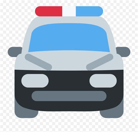 Oncoming Police Car Emoji Clipart Png Patrulla Gratiscar Crash Emoji