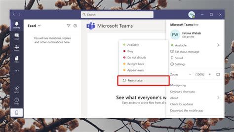 How To Change Your Status In Microsoft Teams Images