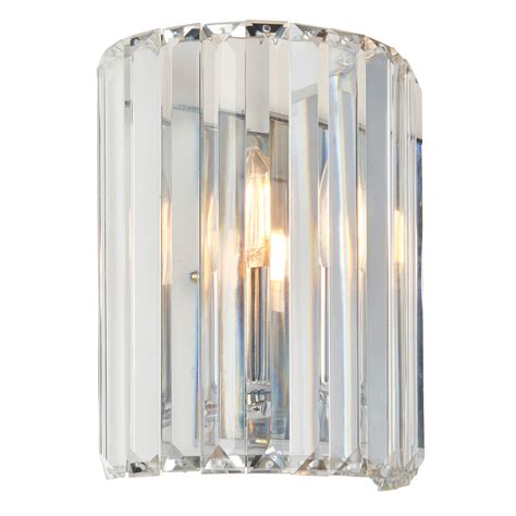 Welford Chrome Effect Wall Light Departments Diy At Bandq Wall