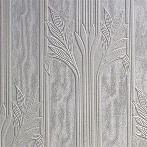 Brewster Rd803 Wildacre Paintable Textured Vinyl Wallpaper White The