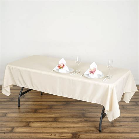 balsacircle 60 x 102 rectangle polyester tablecloth table cover linens for wedding party