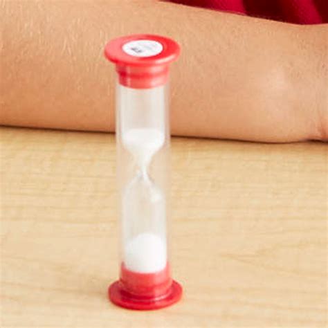 Sand Timers 1 Minute Set Of 100 In Tub Time Eai Education