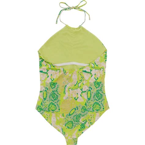 Buy Vero Moda Womens Diane Curve Swimsuit Limeade Aop