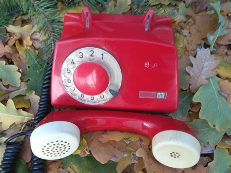 Vintage Rotary Phone Retro Soviet Telephone 1980s Etsy