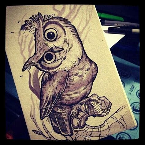 Cute Owl Buho Tattoo 1 Tattoo Tatoo Art Tattoo Flash Tattoo Bird