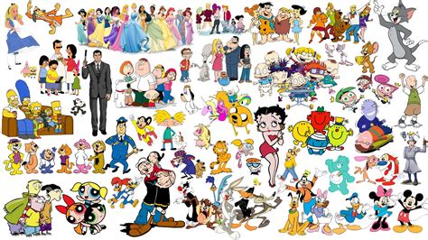 15 Famous Animated Cartoon Characters Of All Time Images