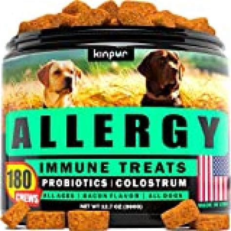 Vets Best Dog Allergy Chews For Itchy Skin And Hot Spots Seasonal