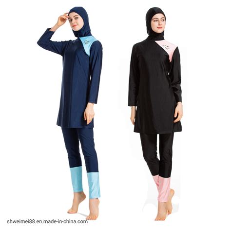 Baju Renang Muslim Swimming Suits Islamic Women Swimwear Burkini Swim