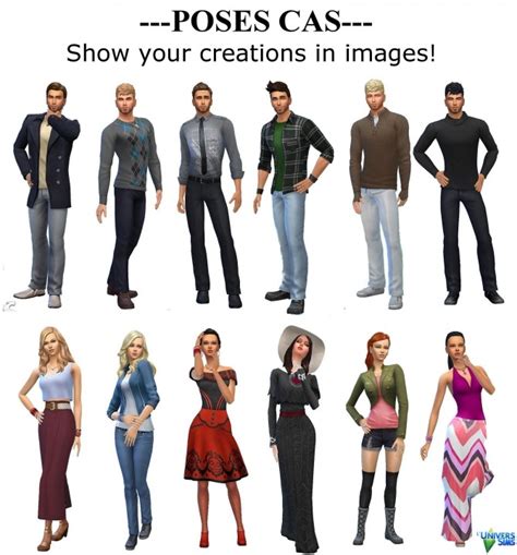 Cas And Gallery Faces Poses By Vanderetro At Luniversims Sims 4 Updates