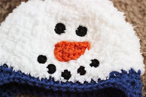 Crochet Snowman Hat Sweet T Makes Three