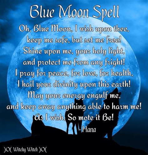 Blue Moon Spell Moon Spells Blue Moon Rituals New Moon Rituals