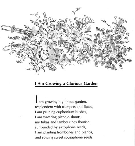 I Am Growing A Glorious Garden Poem By Jack Prelutsky Check Out More