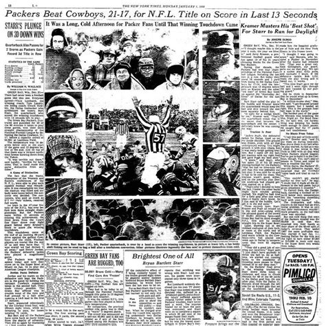 nyt archives nytarchives · jan 11 revisit our coverage of the legendary 1967 “ice bowl” between