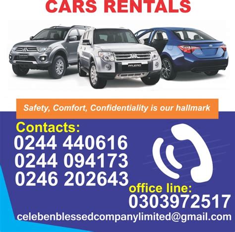 Check spelling or type a new query. Celeben blessed company limited cars rentals (Accra, Ghana ...