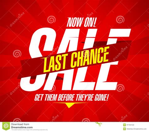 Last Chance Sale Stock Photography - Image: 31194122