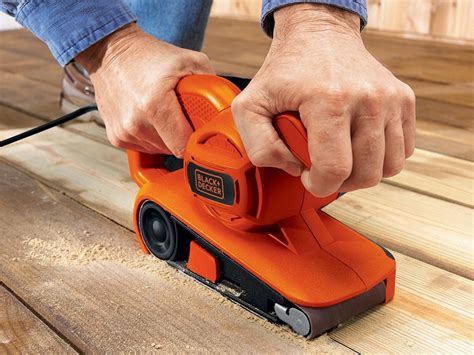 Lijadora De Banda Black Decker Br318 680w Con Bolsa + Lentes - $ 5.590