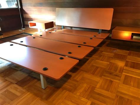 The sense of warmth and comfort prevails in your bedroom with upholstered headboards. Cassina Italian Queen Size Modern Bed With Attached ...