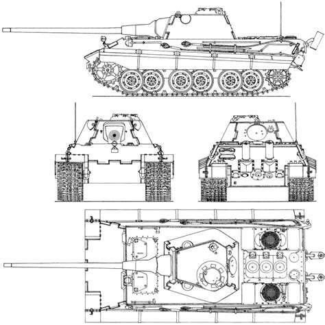 Medium Tank Blueprints Download Free Blueprint For 3d Modeling