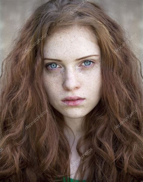 Beautiful Young Red Hair Woman — Stock Photo © Arkusha