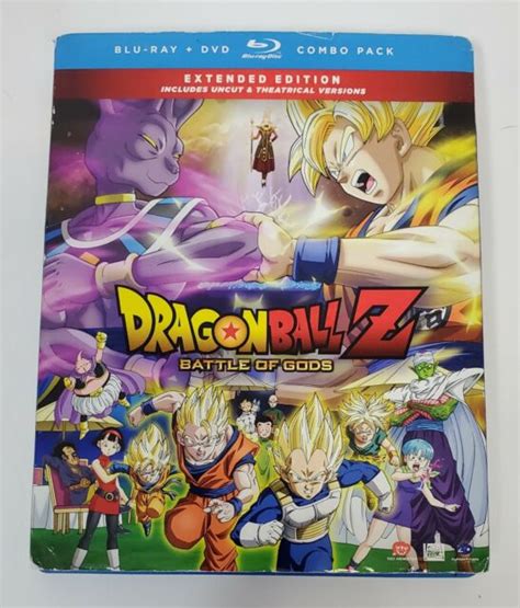 DragonBall Z Battle Of Gods Blu Ray DVD Disc Set Uncut Theatrical For Sale Online
