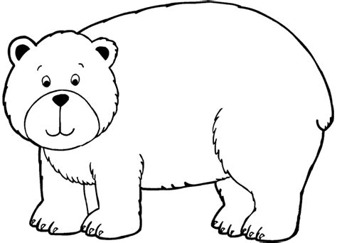 Belajar Mewarnai Gambar Binatang Untuk Anak Beruang Yang Lucu