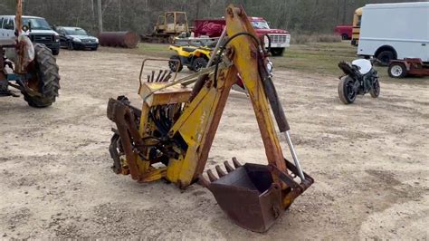 Arps 728 3 Point Hitch Backhoe Attachment Sn3180 Youtube