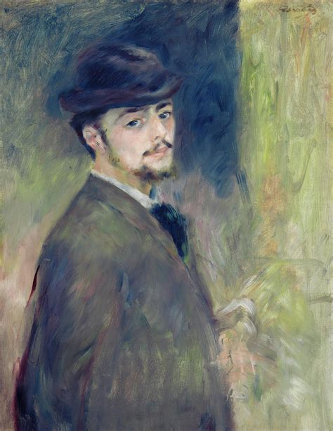Self Portrait Painting By Pierre Auguste Renoir Fine Art America
