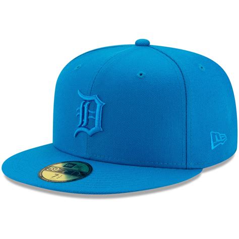 Mens Detroit Tigers New Era Blue Spring Color Basic 59fifty Fitted Hat