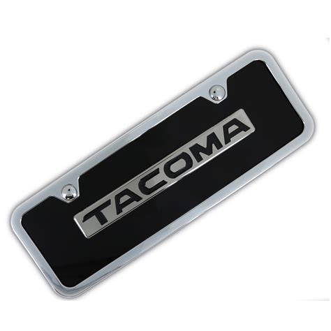Toyota Tacoma License Plate Kit Black