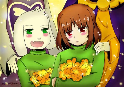Undertale Another Memory Chara X Asriel By Undertaleanother On