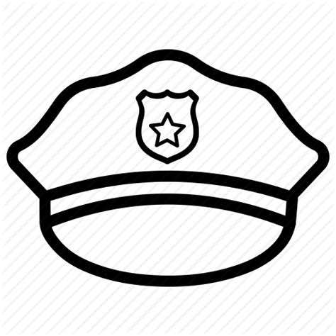 Police Hat Clipart Black And White 10 Free Cliparts Download Images