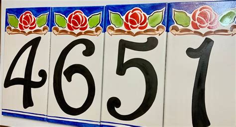 Italian House Numbers Plaques Wedding Table Numbers Etsy House