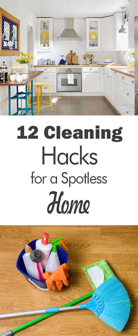 12 Cleaning Hacks For A Spotless Home 101 Days Of Organization