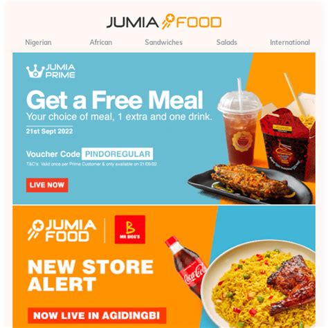 Live Now Get A Free Meal Worth N3390 From Indomie Cafe🍜 Jumia Food