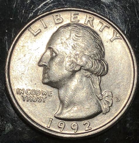 Washington Quarter 1992 D, Quarter, Washington (1931-present) - United States of America - Coin ...