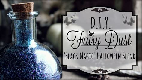 Diy Fairy Dust Black Magic Glitter Potions How To Make Fairydust