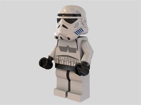 3D Lego Models - Stormtrooper Minifigure downloads