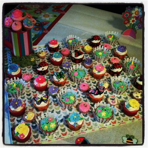Garden Party Cupcakes By Jen Kwasniak Cupcake Party Cupcake Cakes