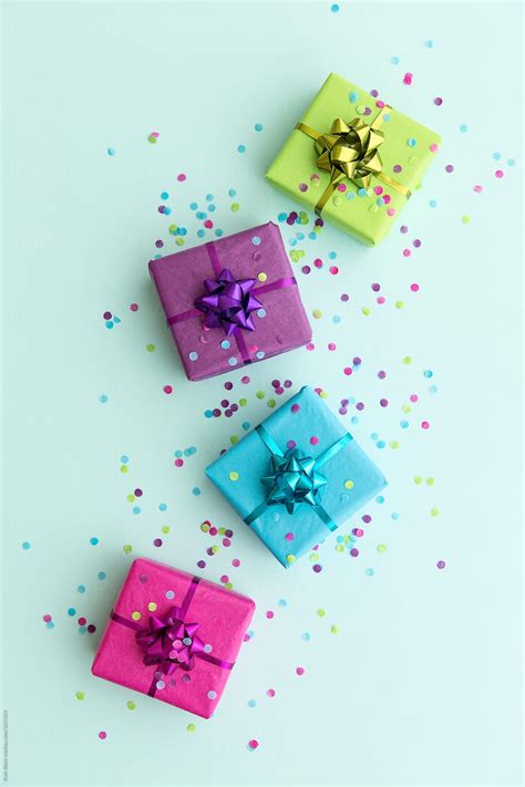 Colorful Gift Boxes By Ruth Black