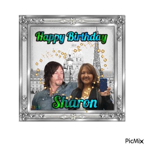 Happy Birthday Sharon Free Animated  Picmix