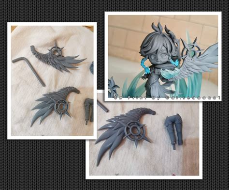 Genshin Impact Archon Venti Chibi With Special Effect And Base 3d Model