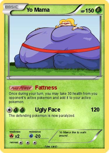 Pokémon Yo Mama 392 392 Fattness My Pokemon Card