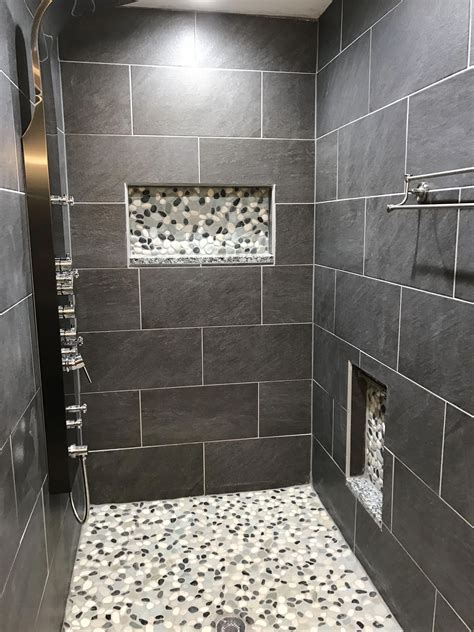 How To Install A Pebble Tile Shower Floor Shower Ideas