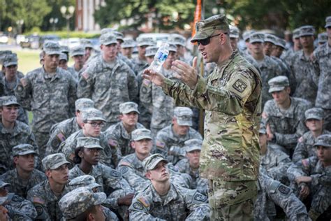 Us Army Cadet Command Csm Addresses Clemson Cadets Article The