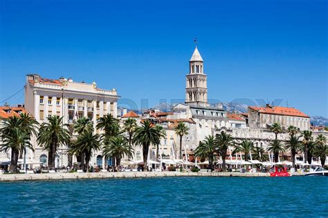 Panoramic View Of Split Croatia Stock Image Colourbox