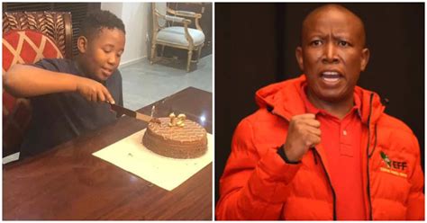 Julius Malemas Son Celebrates His Birthday My First Born Is Turning