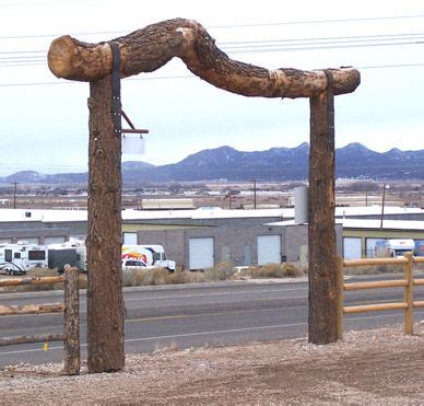 The ball started rolling back in 1983 when a local waiuku craftsman was asked to replace the entrance gates on the farm where he was living. Ranch Entrance | Logs Unlimited | Farm entrance, Ranch ...