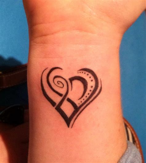 Love Heart Tattoo Designs For Girls On Hand Viraltattoo