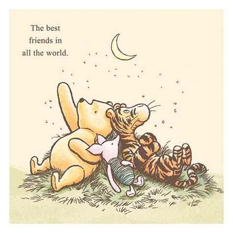 Classic Winnie The Pooh The Best Friends In All The World Stretched