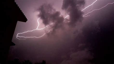 Lightning Strikes Ii Caught On Camera Youtube